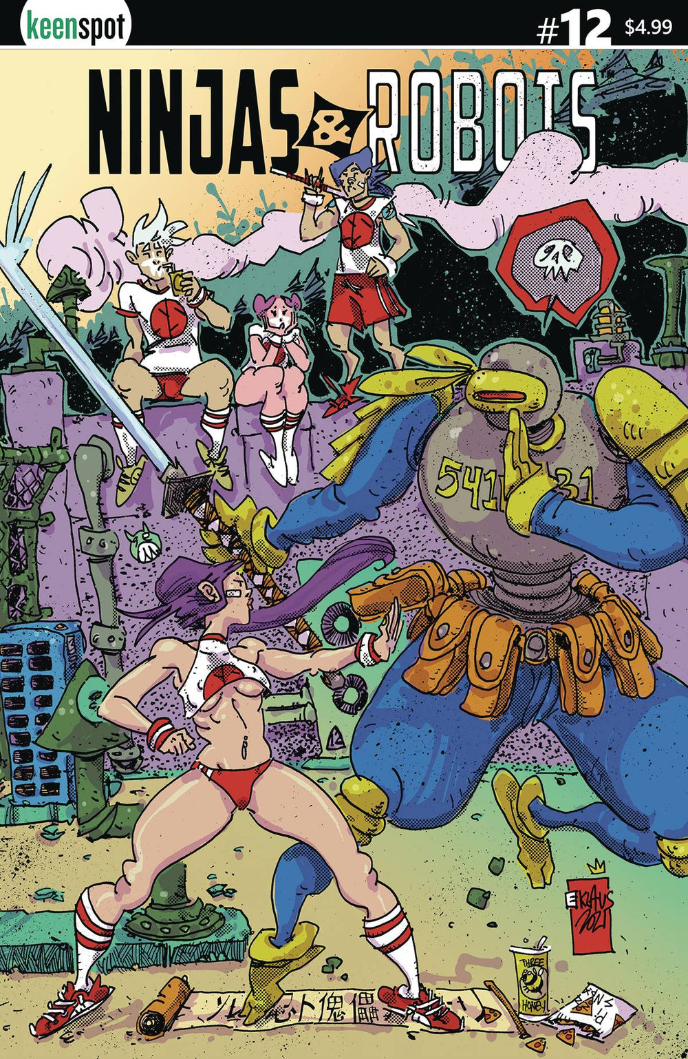NINJAS & ROBOTS #12 CVR A KLAUS