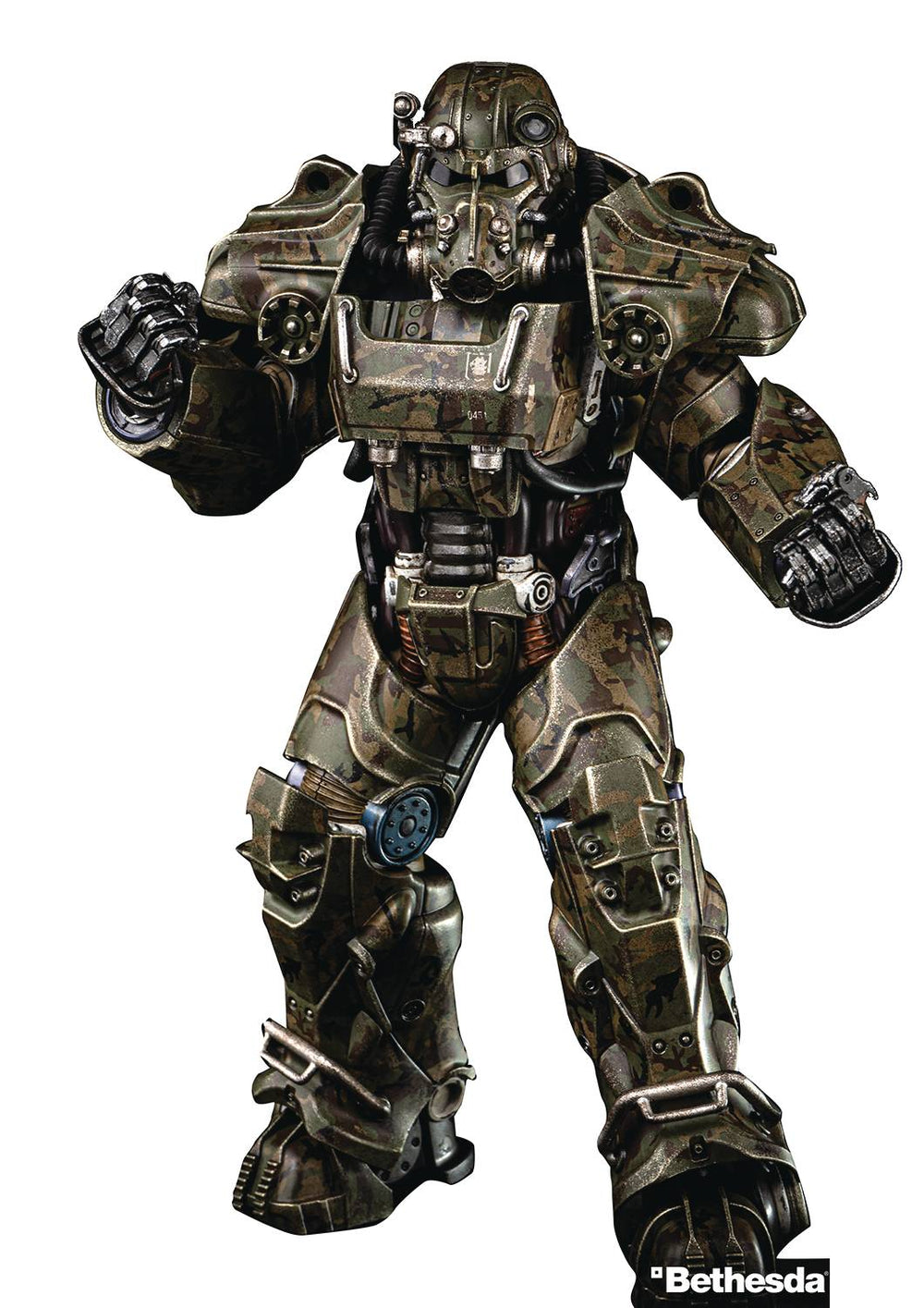 FALLOUT T-60 CAMOUFLAGE POWER ARMOR 1/6 SCALE ACTION FIGURE
