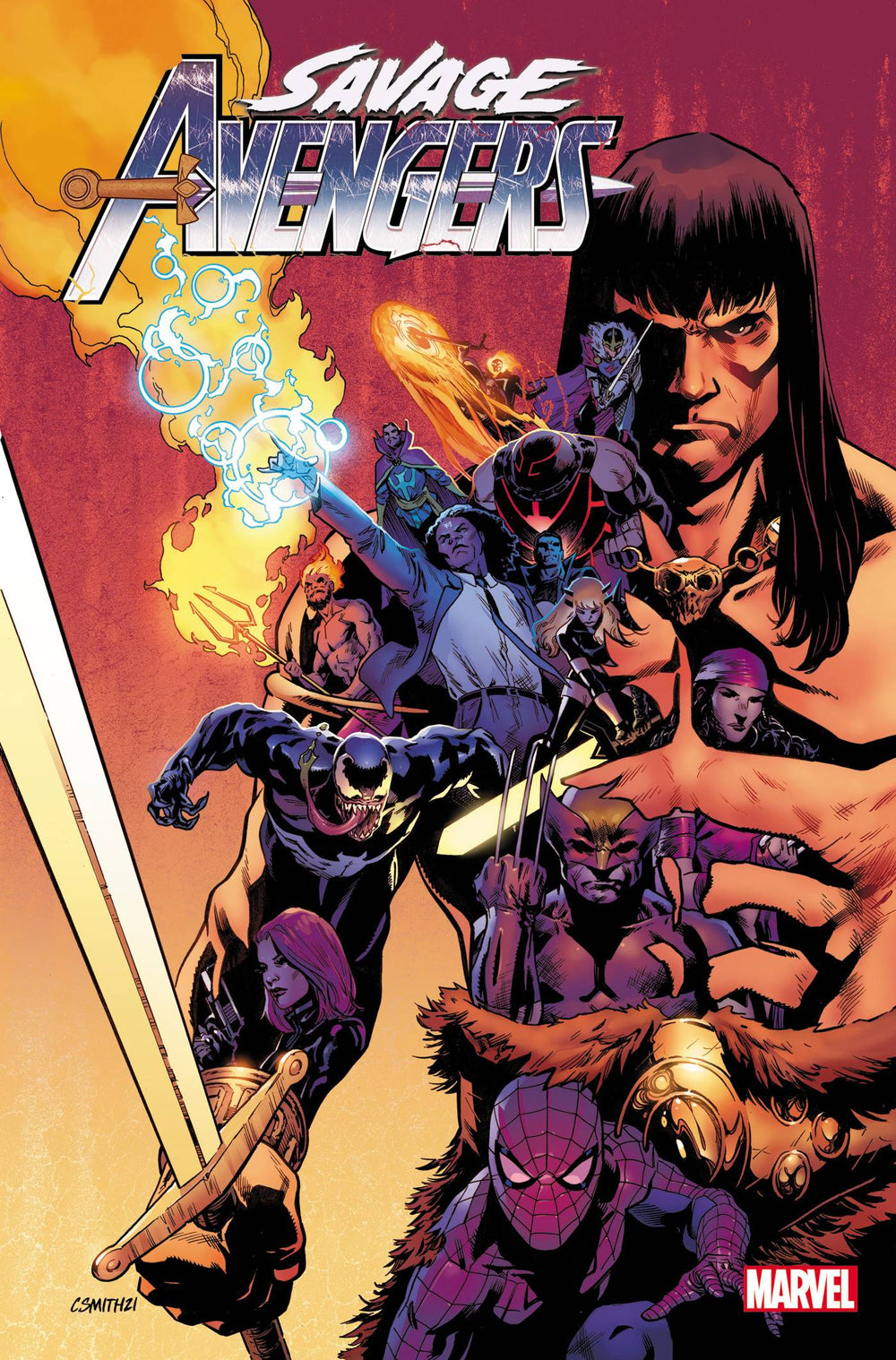SAVAGE AVENGERS #25 SMITH VAR