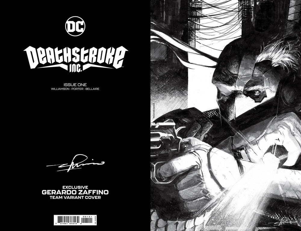 DEATHSTROKE INC #1 CVR D TEAM ZAFFINO FOIL VAR
