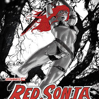 RED SONJA BLACK WHITE RED #4 CVR B STAGGS