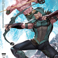 AQUAMAN GREEN ARROW DEEP TARGET #1 (OF 7) CVR B LEE CARD STO
