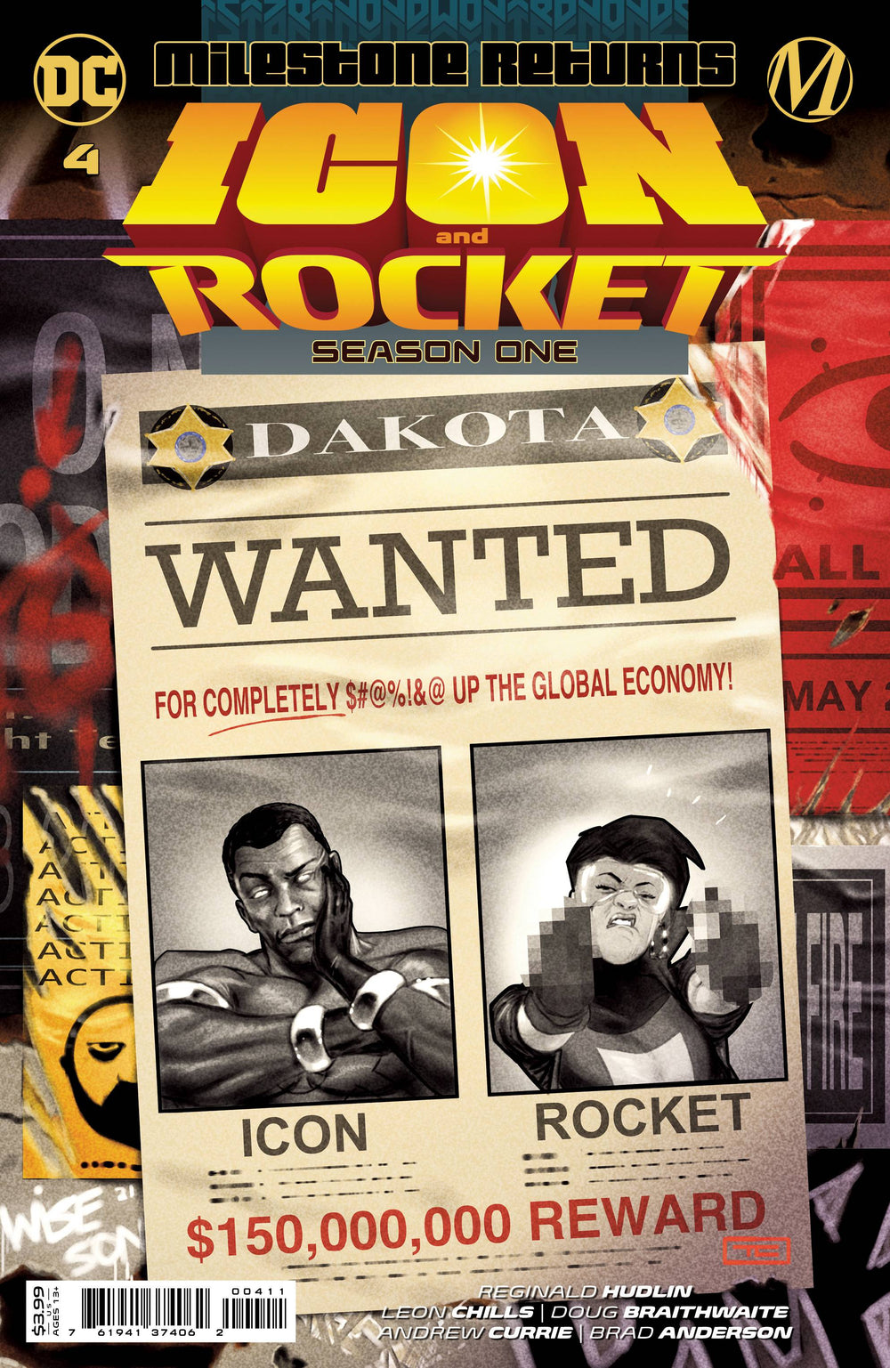 ICON & ROCKET SEASON ONE #4 (OF 6)  CVR A CLARKE