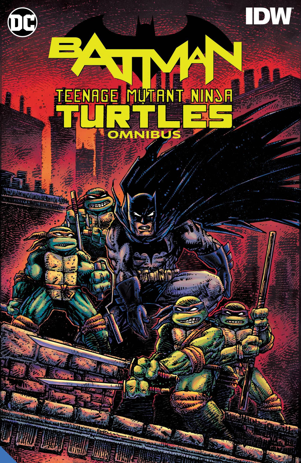 BATMAN TEENAGE MUTANT NINJA TURTLES OMNIBUS HC HARD COVER