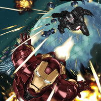 CAPTAIN AMERICA IRON MAN #1 (OF 5) KUBERT INFINITY SAGA VAR