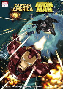CAPTAIN AMERICA IRON MAN #1 (OF 5) KUBERT INFINITY SAGA VAR