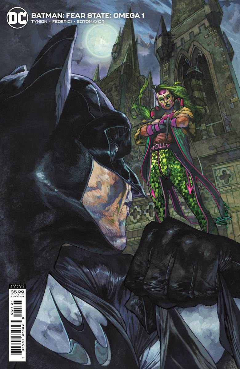BATMAN FEAR STATE OMEGA #1 CVR B BIANCHI CARD STOCK VAR