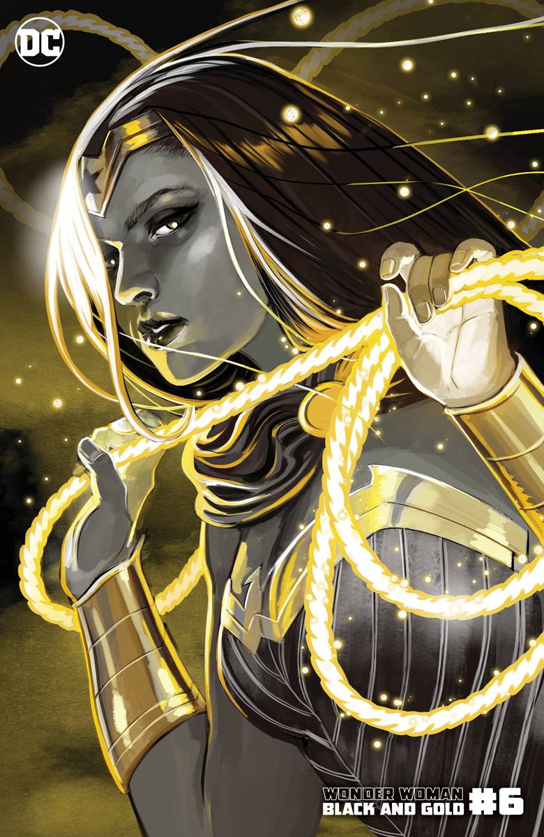 WONDER WOMAN BLACK & GOLD #6 (OF 6) CVR B HANS VAR