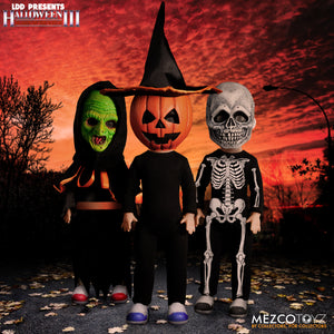 LIVING DEAD DOLLS HALLOWEEN 3 TRICK-OR-TREATERS BOXED SET